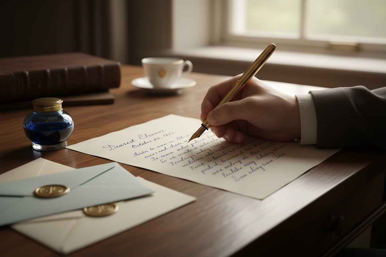 normal letter writing